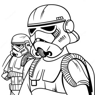 Star Wars Bad Batch farvelægningsside | Star Wars Bad Batch malebog