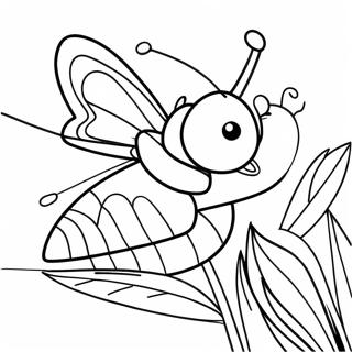 Pollinator Farvelægningsside | Bestøvere malebog