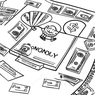 Monopoly Penge Malebog | Monopol malebog