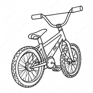 BMX cykel farvelægningsside | BMX malebog