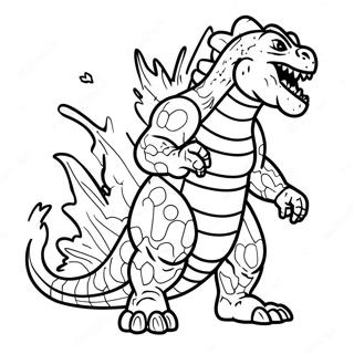Godzilla Atomåndedrag Malebog | Godzilla Atomåndedrag malebog