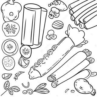 Pasta Farvelægningsside | Pasta malebog