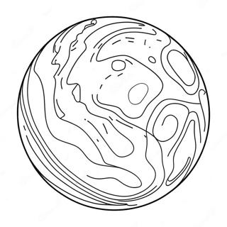 Planet Farvelægningsside | Planet malebog