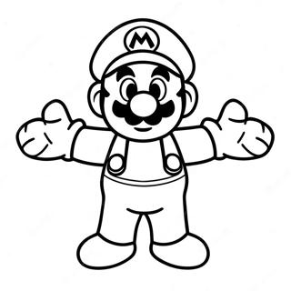 Mario i Sjov Kostume SMG4 Malebog | SMG4 malebog