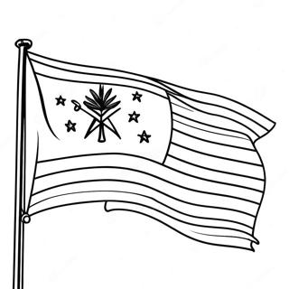Farverig ecuadoriansk flag farvelægningsside | Ecuador malebog