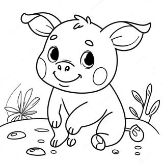 Pibby farvelægningsside | Pibby malebog