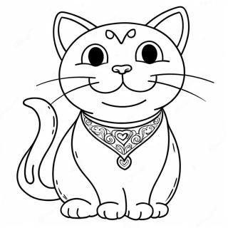Sassy Kat med Attitude Malebog | Sassy malebog