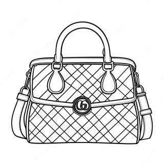 Stilfuld Gucci Håndtaske Malebog | Gucci malebog