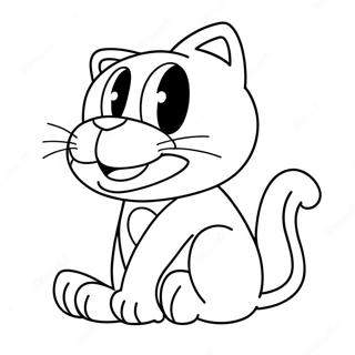 Felix katten farvelægningsside | Felix katten malebog