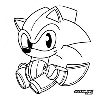 Lego Sonic farvelægningsside | Lego Sonic malebog