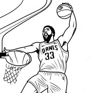 Anthony Davis Dunker Basketball Malebog | Anthony Davis malebog