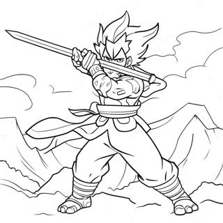 Kirishima i aktion farvelægningsside | Kirishima malebog