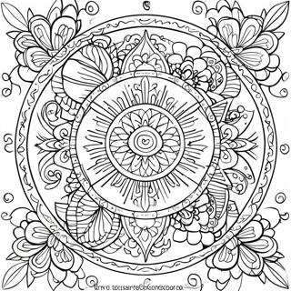Healing Mandala Malebog | Helbredelse malebog