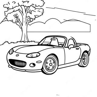 Miata Sportsvogn Malebog | Miata malebog