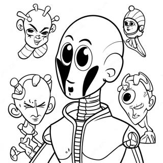 Megamind med Brainbots Malebog | Megahjerne malebog