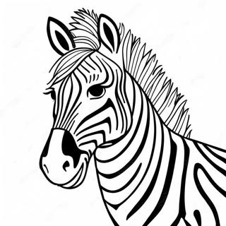 Zebra-striber, farvelægningsside | Zebra malebog