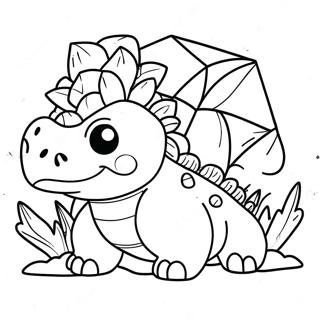 Venusaur med Farverige Blomster Malebog | Venusaur malebog