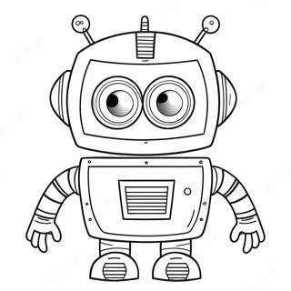 Venlig Rob Robot Malebog | Rob robotten malebog