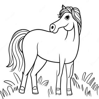 Malet Hest Malebog | Malet Hest malebog