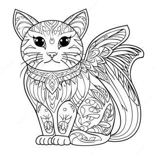 Vinget Kat Malebog | Vinget Kat malebog