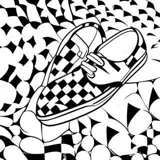 Vans Klassisk Skakbræt Farvelægningsside | Vans malebog