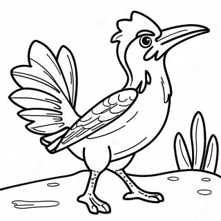 Roadrunner Farvelægningsside | Roadrunner malebog