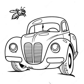 Bumblebee Bil Malebog | Bumblebee bil malebog