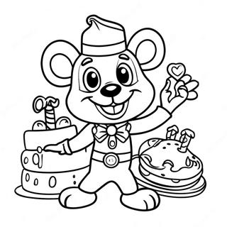 Chuck E Cheese Fødselsdagsfest Malebog | Chuck E Cheese malebog
