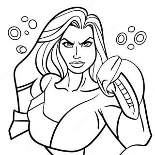 She Hulk i Aktion Malebog | She Hulk malebog