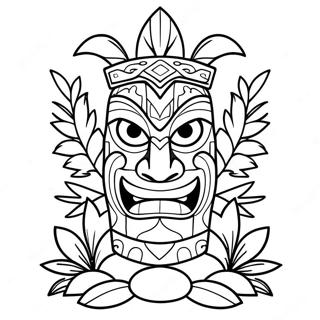 Tiki Farvelægningsside | Tiki malebog