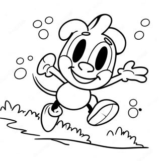 Rayman Hopper Eventyr Farvelægningsside | Rayman malebog