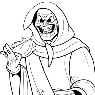 Kunstnerisk Terrifier Karakter Malebog | Terrifier malebog