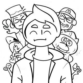 Eddsworld farvelægningssider | Eddsworld malebog