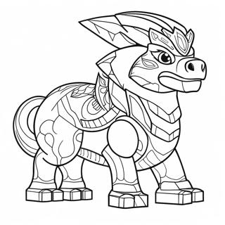 Lego Chima Farvelægningsside | Lego Chima malebog