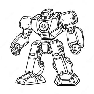 Mech Maleblad | Maskine malebog