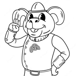 Aggie maskot farvelægningsside | Texas A&M malebog