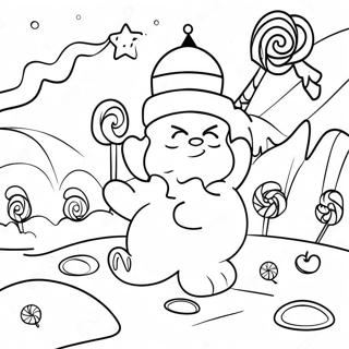 Candyland Eventyr Malebog | Slikland malebog