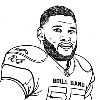 Aaron Donald Farvelægningsside | Aaron Donald malebog