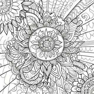 Farverig Sjæl Mandala Malebog | Sjæl malebog