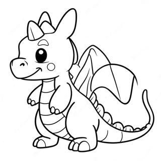Dragonite farvelægningsside | Dragonite malebog