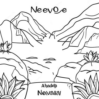 Nevada Statens Kontur Malebog | Nevada malebog