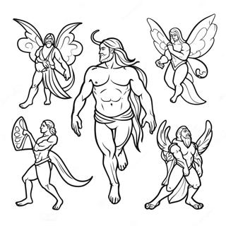 Farvelægningsside til Magiske Skabninger Transfiguration | Transfiguration malebog