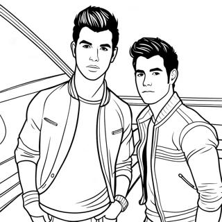 Jonas Brothers Malebog | Jonas Brødre malebog