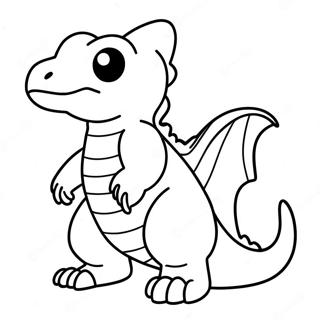 Charmeleon Farvelægningsside | Charmeleon malebog