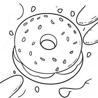 Lækker Bagel med Flødeost Malebog | Bagel malebog