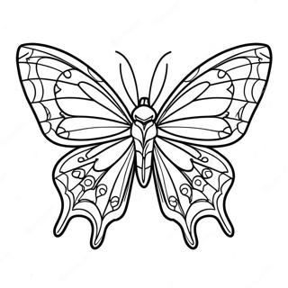 Leafwing Farvelægningsside | Bladvinge malebog
