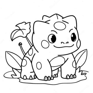 Bulbasaur farvelægningsside | Bulbasaur malebog