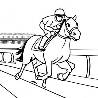 Spændende Derby Race Malebog | Derby malebog