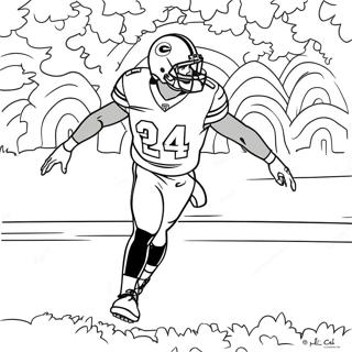 Nick Chubb farvelægningsside | Nick Chubb malebog