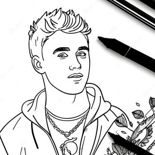 Jake Paul farvelægningsside | Jake Paul malebog